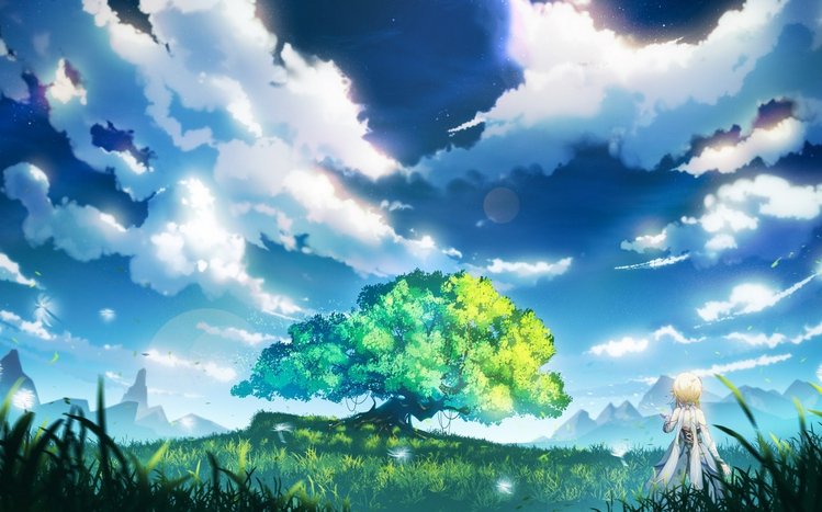 Lumine (Genshin Impact) Theme screenshot #9