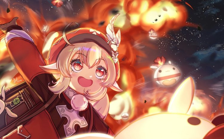 Klee (Genshin Impact)  Theme screenshot #7