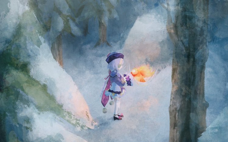 Qiqi (Genshin Impact) Theme screenshot #6