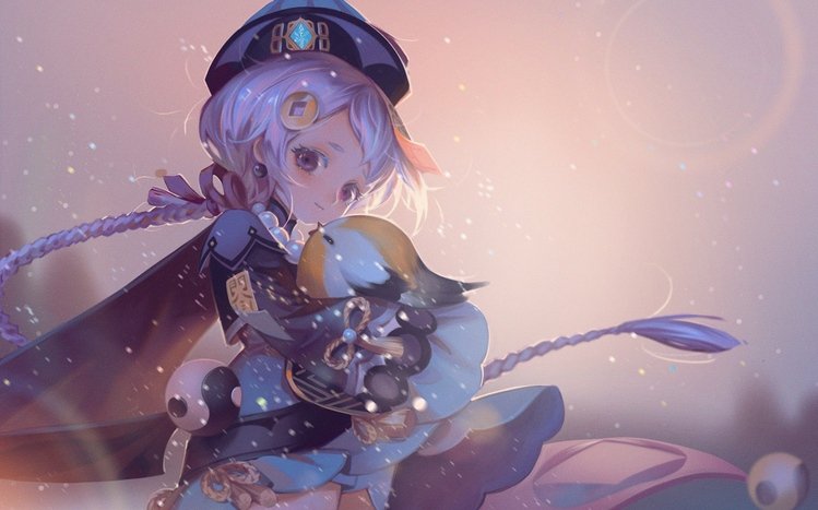 Qiqi (Genshin Impact) Theme screenshot #5