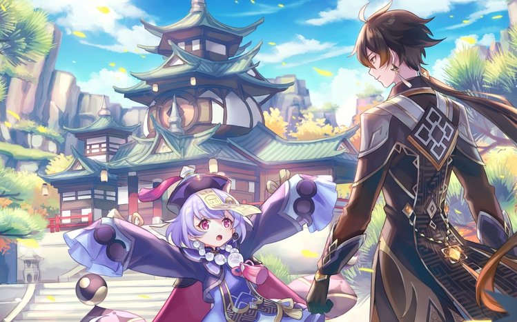 Qiqi (Genshin Impact) Theme screenshot #3