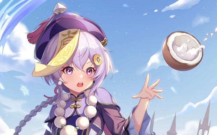 Qiqi (Genshin Impact) Theme screenshot #10