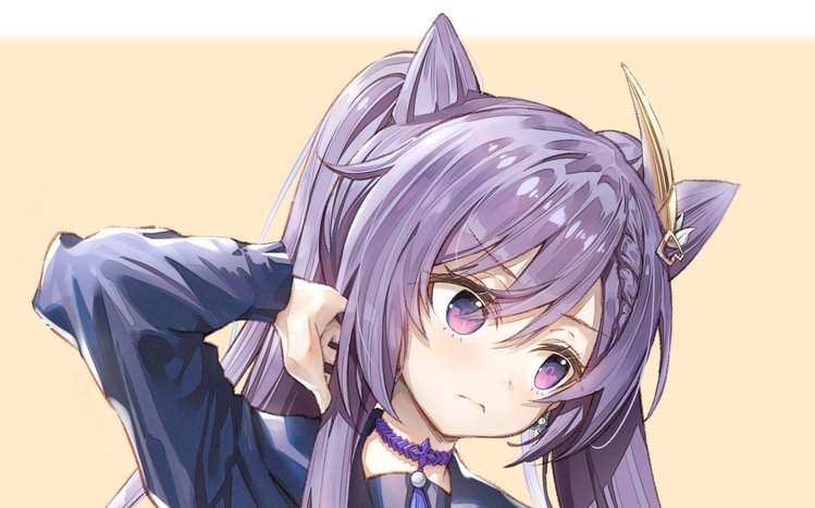 Keqing (Genshin Impact) Theme screenshot #11