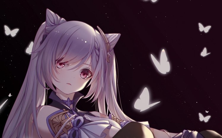 Keqing (Genshin Impact) Theme screenshot #2