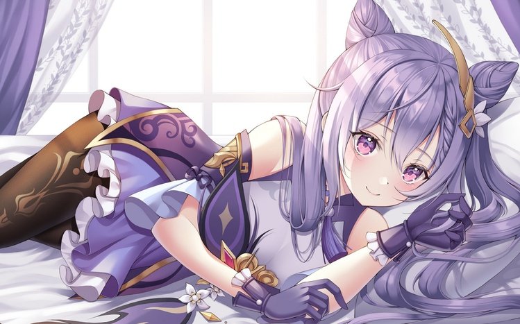 Keqing (Genshin Impact) Theme screenshot #5