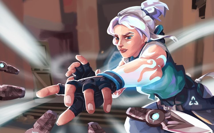 Jett (Valorant) Theme screenshot #12