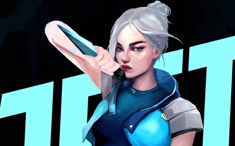 Jett (Valorant) Theme screenshot #4