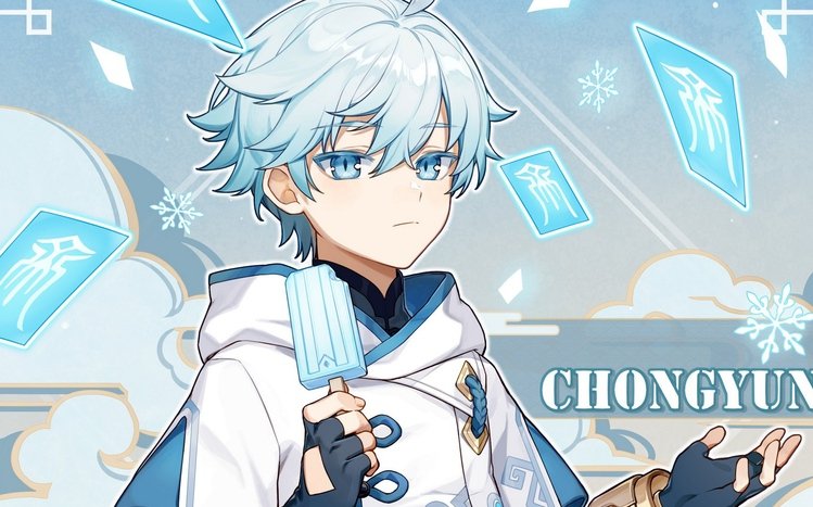 Chongyun (Genshin Impact) Theme screenshot #1