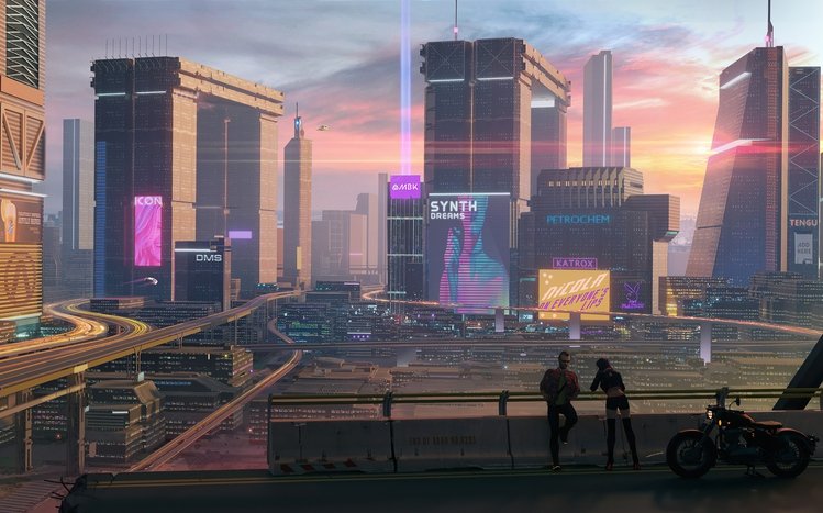 Cyberpunk 2077 (4k) Theme screenshot #8