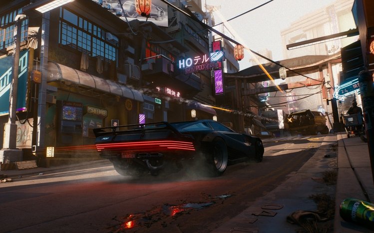 Cyberpunk 2077 (4k) Theme screenshot #1