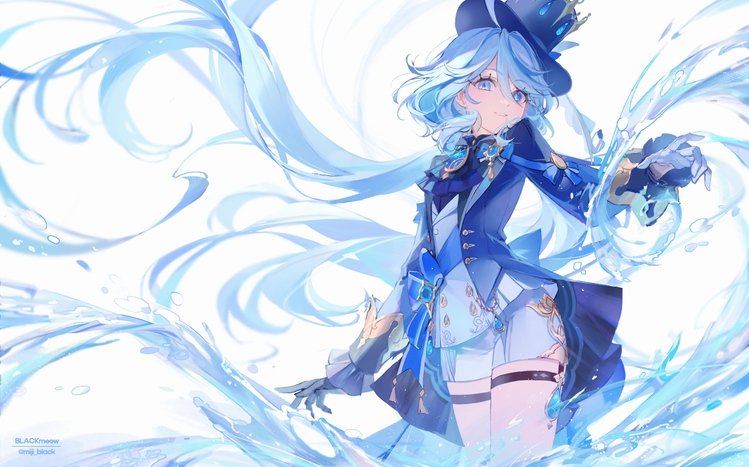 Furina (Genshin Impact) Theme screenshot #1