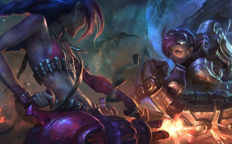 Jinx Arcane Theme screenshot #1