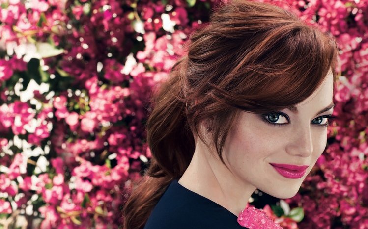 Emma Stone Theme screenshot #13