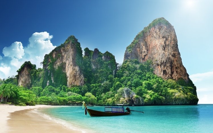 Railay Beach Thailand Theme screenshot #2