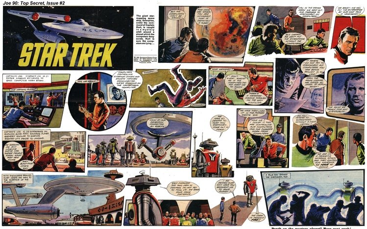 Star Trek Comics Theme screenshot #17