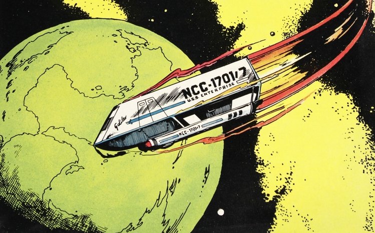 Star Trek Comics Theme screenshot #5