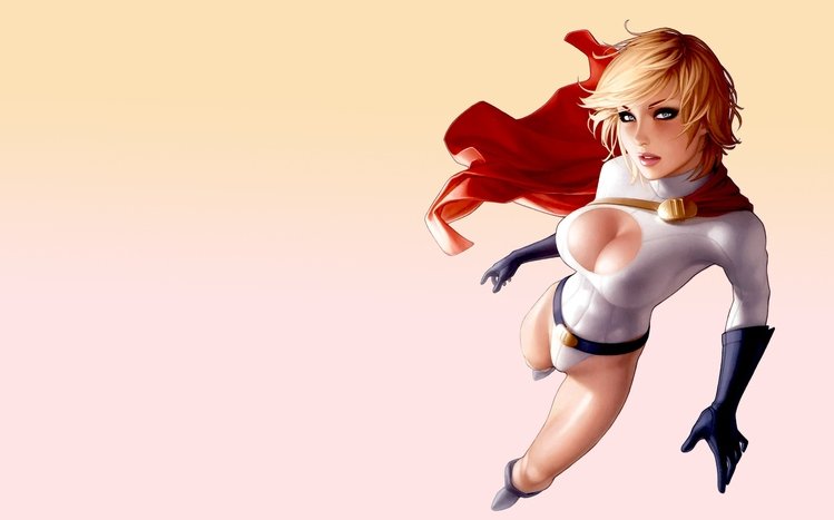 Power Girl Theme screenshot #10