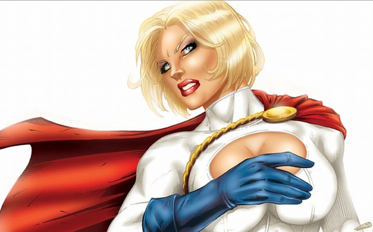 Power Girl Theme screenshot #12