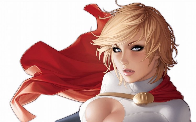Power Girl Theme screenshot #2