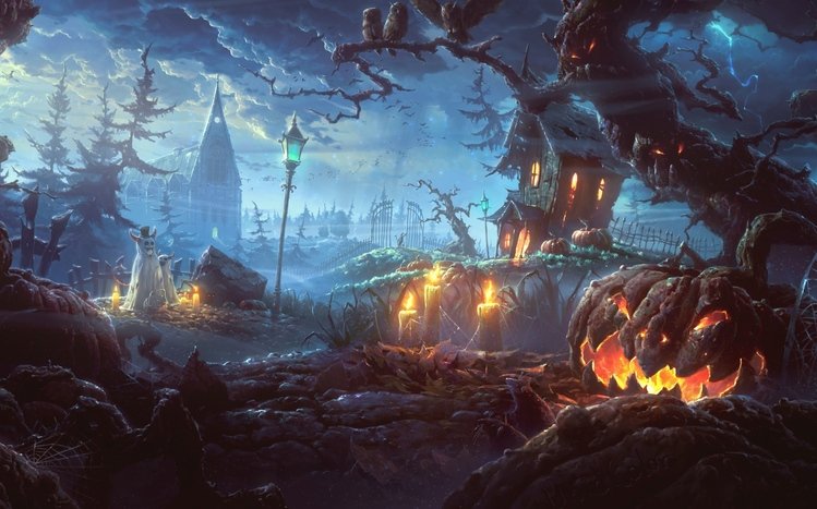 Scary Halloween Theme screenshot #6