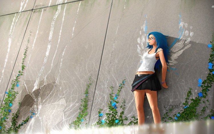 Anime Girl Theme screenshot #17