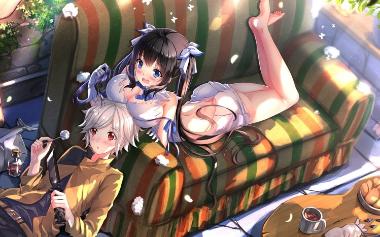 Is It Wrong To Try and Pick Up Girls In a Dungeon? Theme screenshot #8