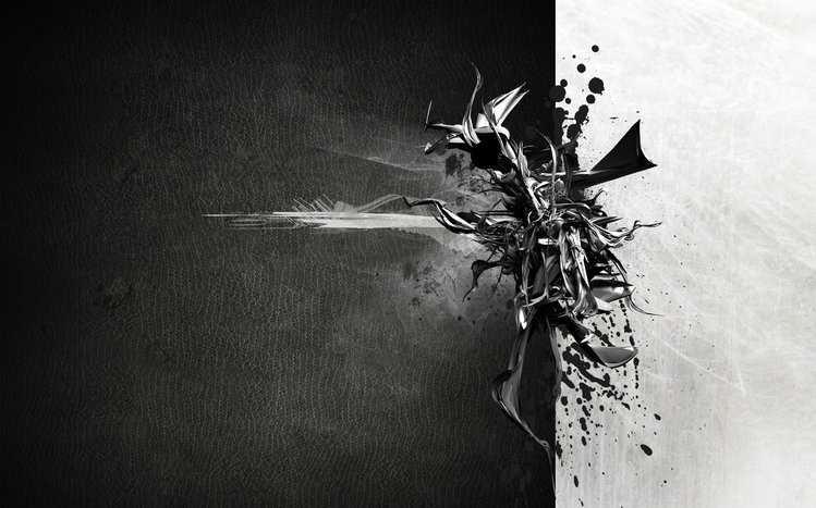 Black And White  Theme screenshot #11