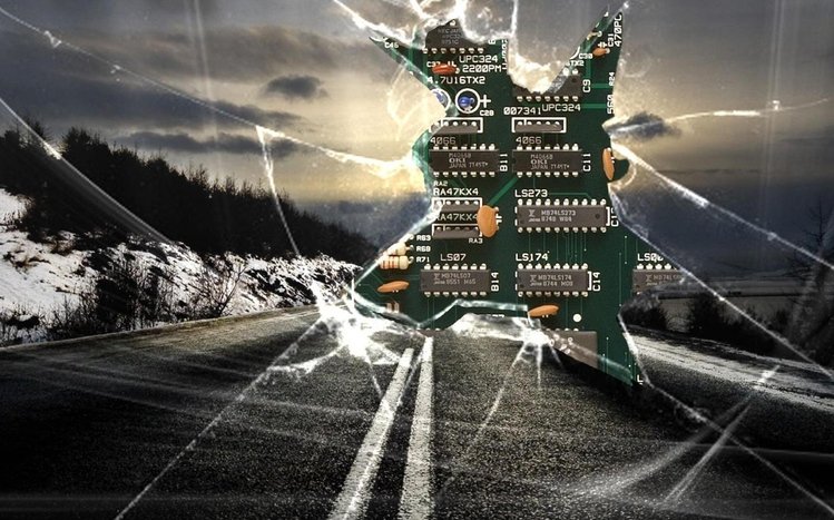 Broken Screen Theme screenshot #2