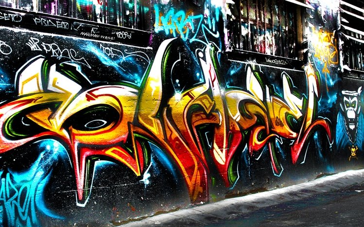 Graffiti Theme screenshot #18