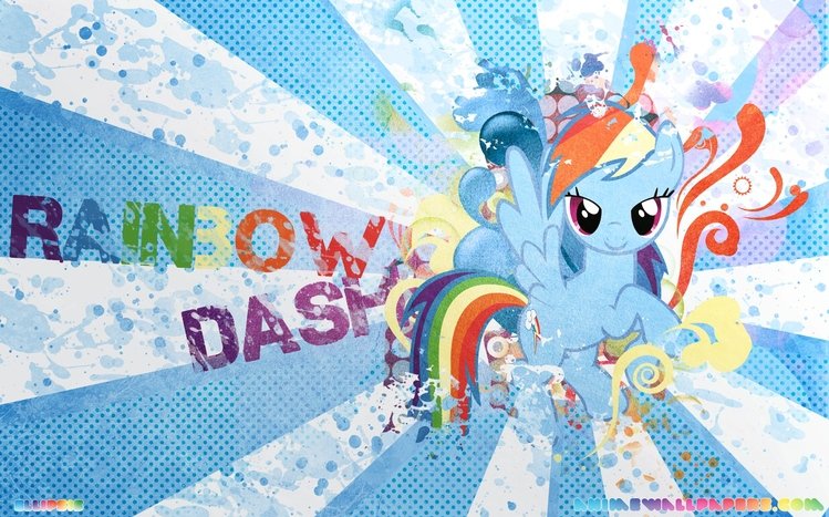 Rainbow Dash Theme screenshot #13