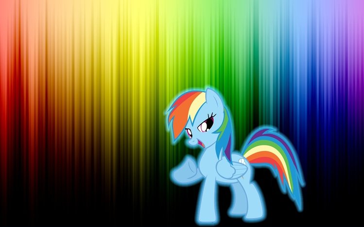Rainbow Dash Theme screenshot #12