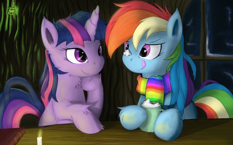 Rainbow Dash Theme screenshot #6