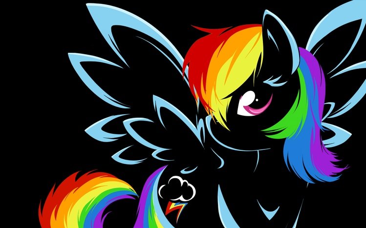Rainbow Dash Theme screenshot #15