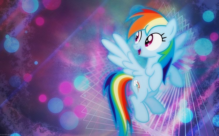Rainbow Dash Theme screenshot #5