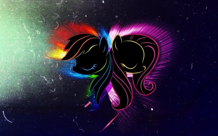 Rainbow Dash Theme screenshot #8