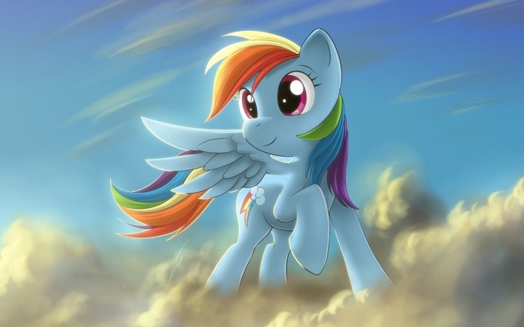 Rainbow Dash Theme screenshot #3