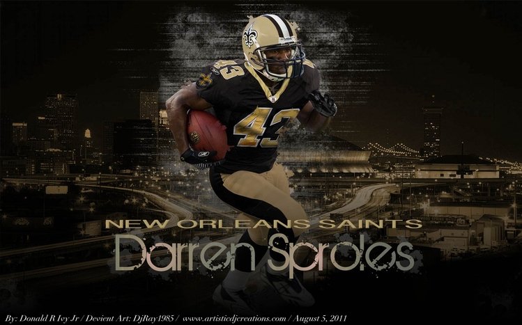 New Orleans Saints Theme screenshot #1