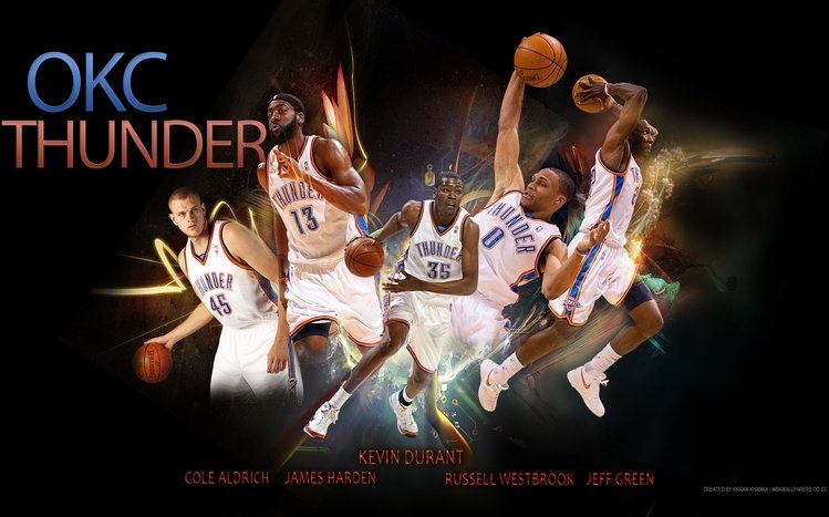 OKC Thunder Theme screenshot #2