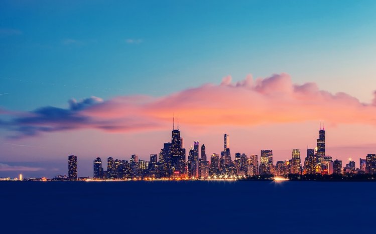 Chicago Skyline Theme screenshot #12