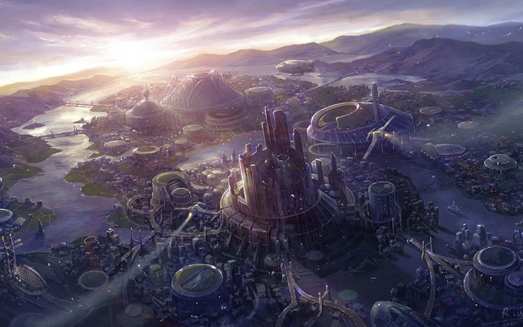 Sci Fi Landscapes Windows 10 Theme - themepack.me